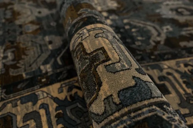 Koberec Dywilan Superior Oman, ornament, tmavomodrý