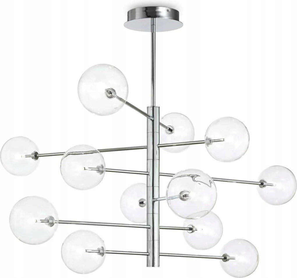 Stropné svietidlo Ideal Lux Equinoxe SP12 chróm 12x2W G4 3000K