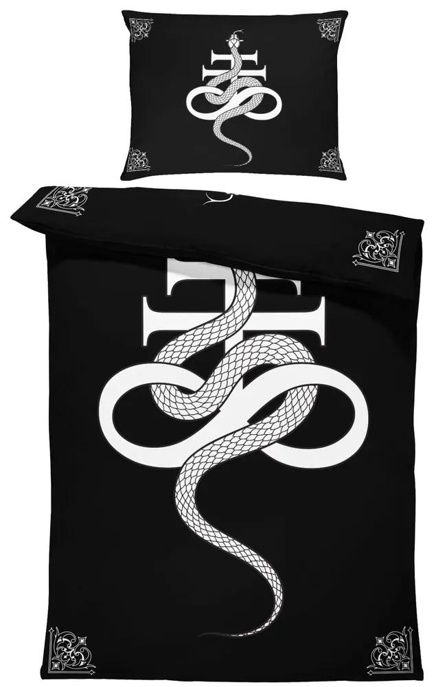 Obliečky Gothic snake (Rozmer: 1x140/200 + 1x90/70)
