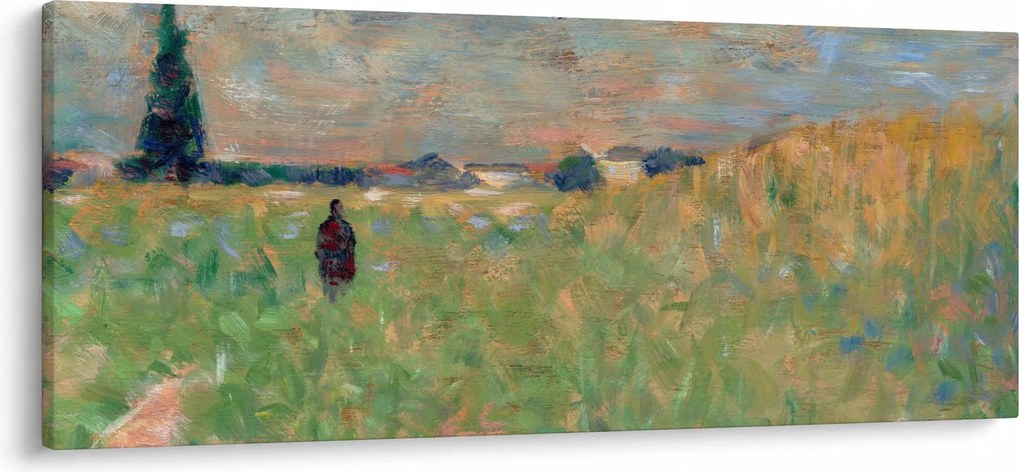 Obraz - Georges Seurat, A Summer Landscape, reprodukcia (120x50 cm)