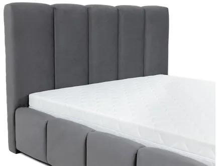 Čalúnená manželská posteľ Lisko, Rozmer postele: 160x200, Farba poťahu: Paros 05