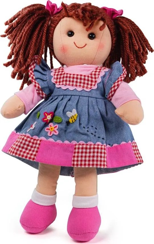 Bigjigs Toys Látková bábika Melody 34 cm