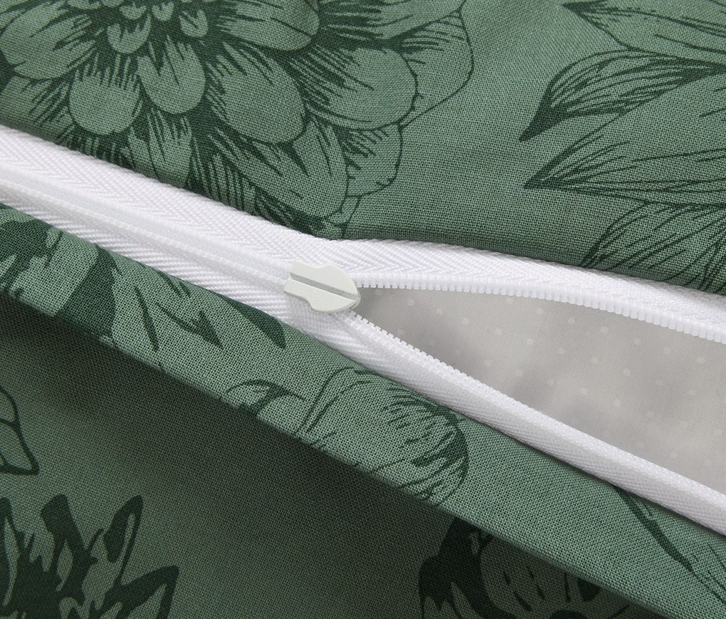 Posteľná bielizeň renforcé, štandardná veľkosť, zelená