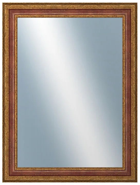DANTIK - Zrkadlo v rámu, rozmer s rámom 60x80 cm z lišty HRAD červená (3006)
