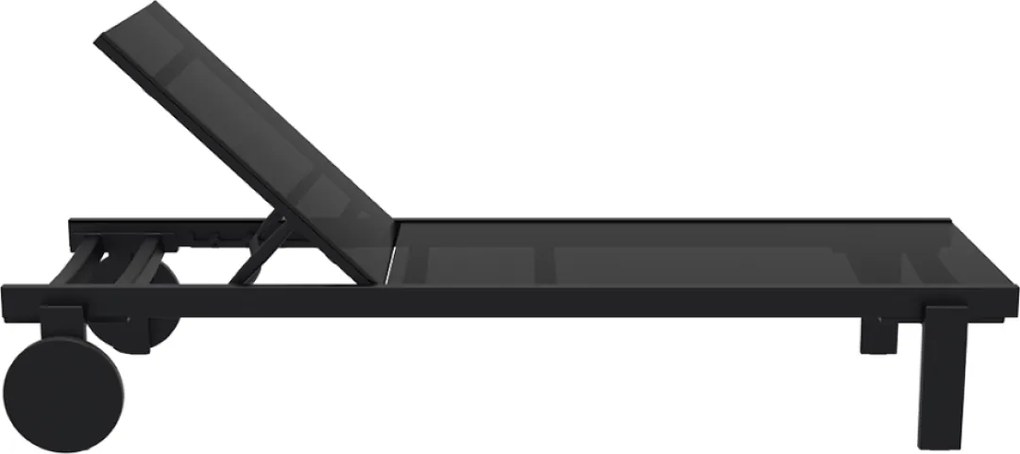 CASABLANCA záhradné lehátko white/taupe