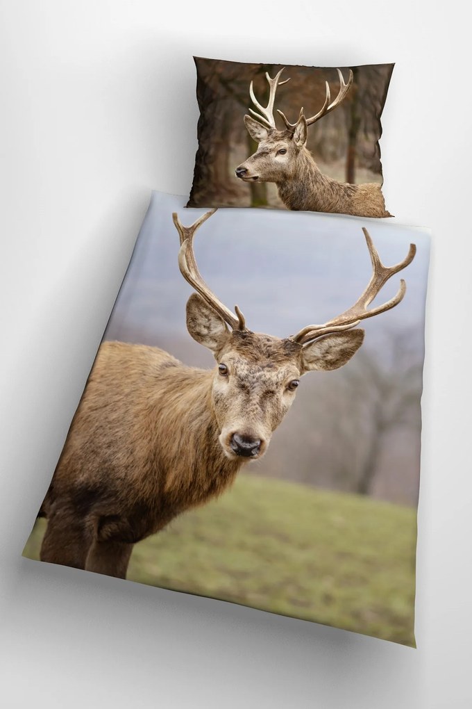 3d obliečky Deer 140x200 cm