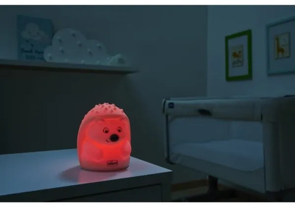 Chicco - Detská nočná lampička SWEET LIGHTS ježko