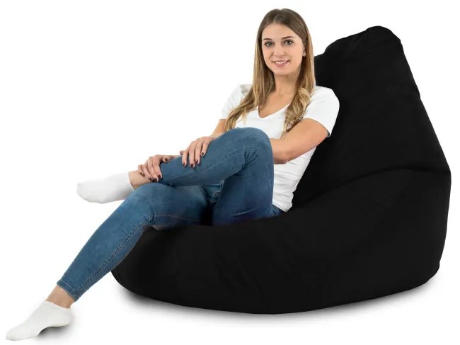 Sedací vak DROP XXL čierny