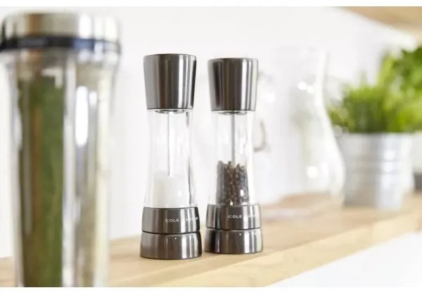 Cole&Mason - Sada mlynčekov na soľ a korenie DERWENT 2 ks 19 cm antracit