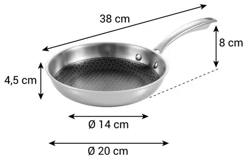 TESCOMA Panvica SteelCRAFT ¤ 20 cm, 20 cm