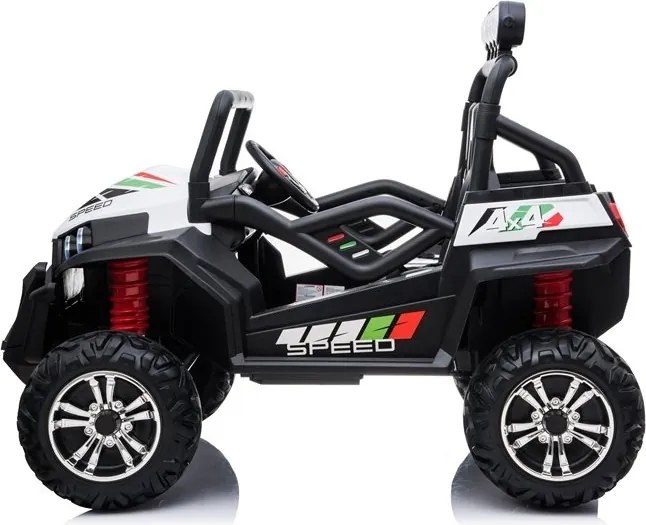 LEAN CARS Batériový vozík S2588 White
