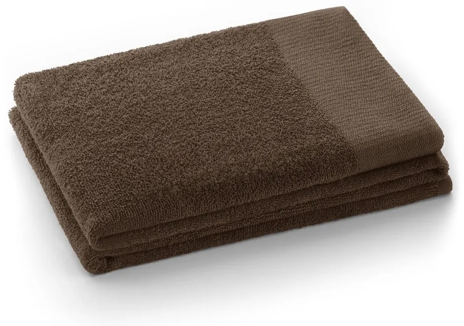 Hnedý froté bavlnený uterák 50x100 cm Amari – Restilo