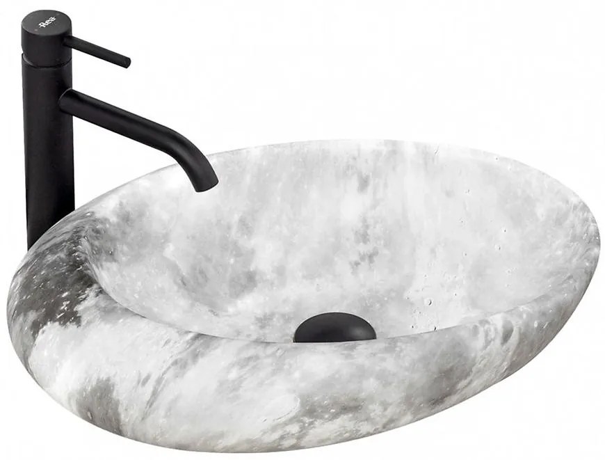 Umývadlo na dosku Roxy Stone L. Grey