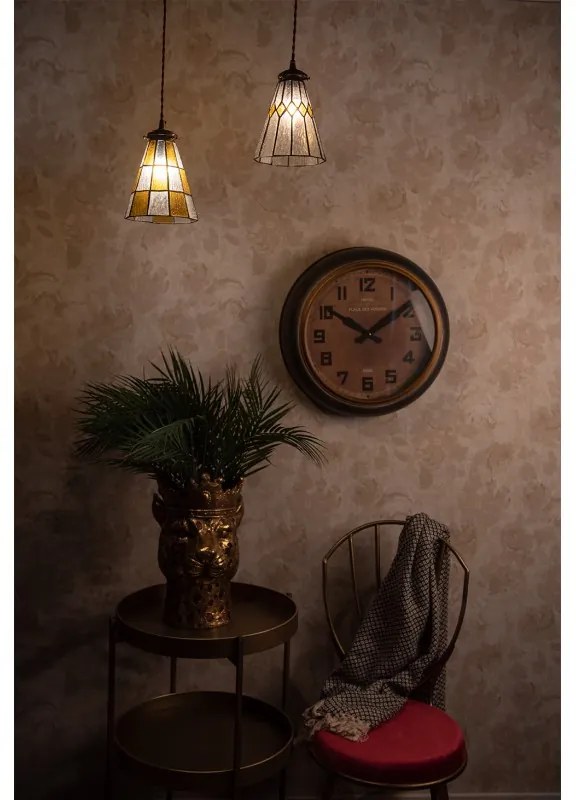 Stropová tiffany lampa Ø15*115 SKAT