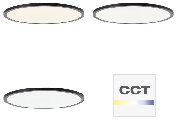 Brilliant - LED stmievateľné stropné svietidlo TUCO LED/33W/230V pr. 50 cm čierne