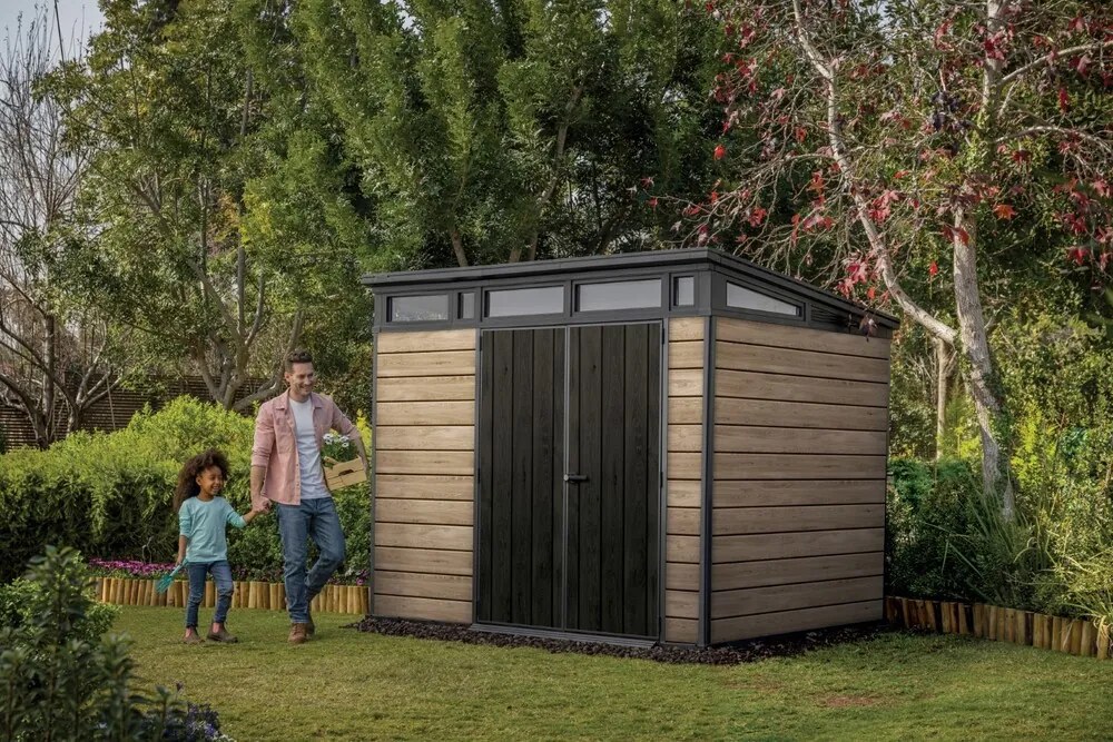 PENT Signature HORIZONTAL záhradný domček 9x7, ASHWOOD 216x279x226