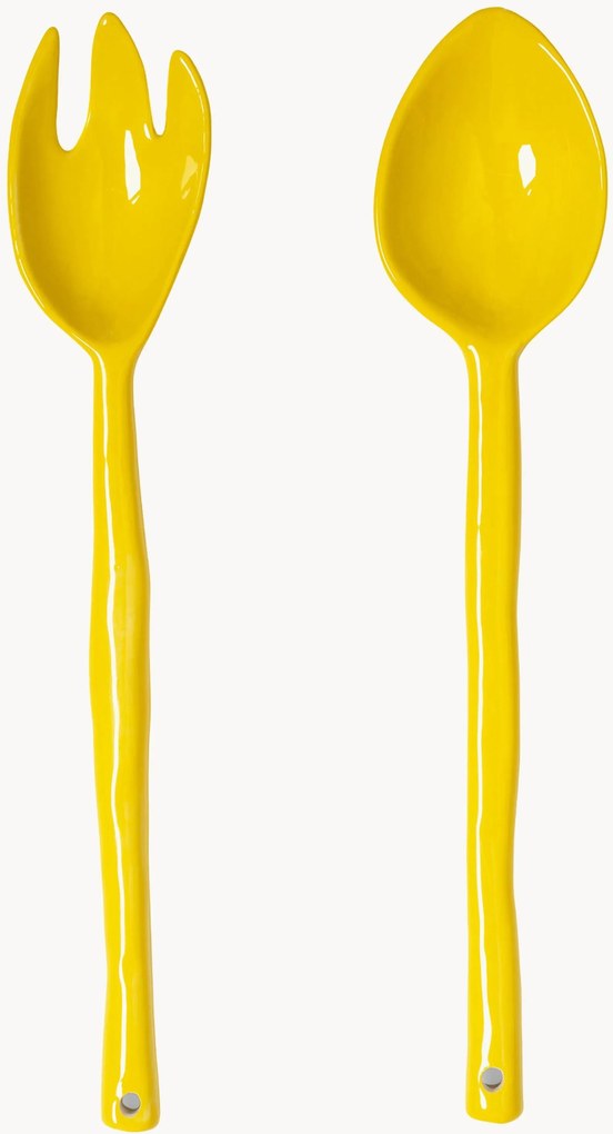 Ručne vyrobené servírovacie príbory na šalát Boavista