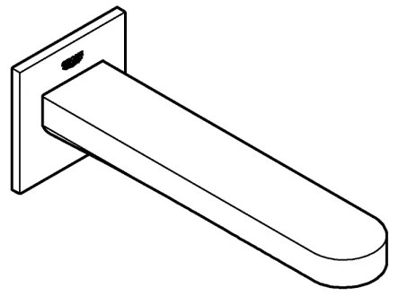 GROHE 13404003 - Vaňová výpusť PLUS 168 mm lesklý chróm