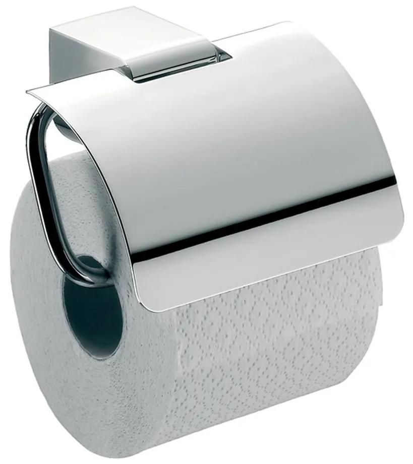 Emco Mundo - Držiak toaletného papiera s krytom, chróm 330000100
