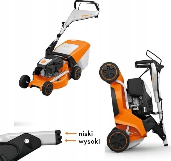 Benzínová kosačka Stihl Rm 248.3 Evc 205 46 cm, kôš 52 litrov
