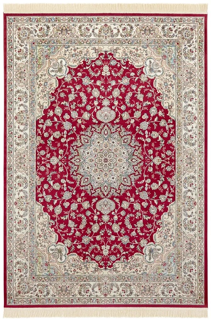 Nouristan - Hanse Home koberce Kusový koberec Naveh 104377 Red / Green - 140x95 cm