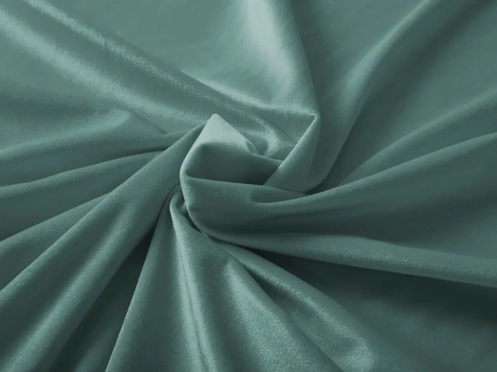 Biante Zamatový behúň na stôl Velvet Prémium SVP-022 Ľadovo zelený 35x120 cm