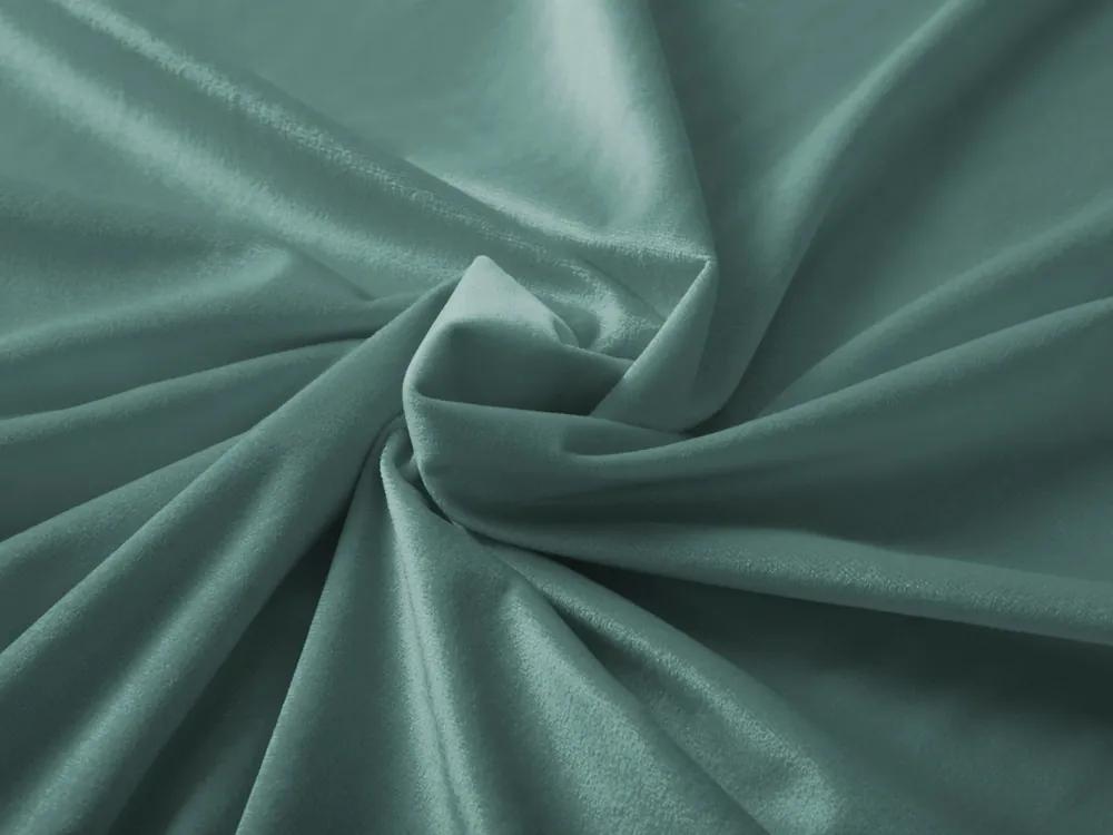 Biante Zamatový behúň na stôl Velvet Prémium SVP-022 Ľadovo zelený 35x160 cm