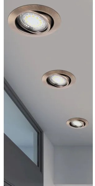 Rabalux 1051 - SADA 3xLED Podhľadové svietidlo LITE 3xGU10-LED/3W/230V