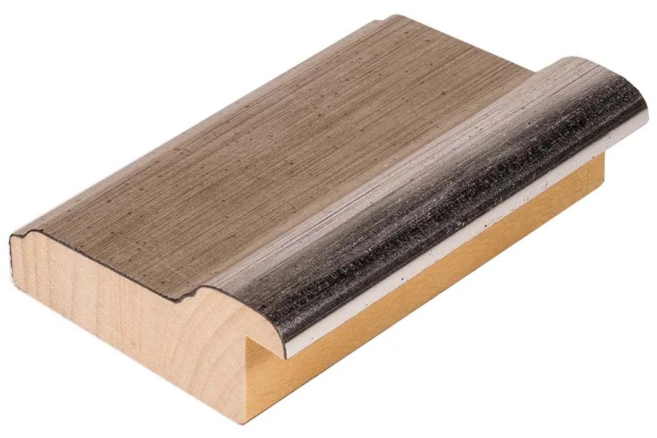 DANTIK rám na obraz 40x50 | Oro Fino stříbrná (Plexi Čiré)