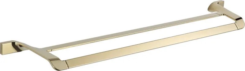 Mexen Rino dvojitý vešiak na uteráky, Zlatá - 7027025-50