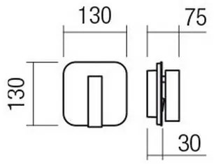 Redo 01-2977 - LED nástenné svietidlo QUDA LED/6W/230V + LED/3W CRI 90 USB zlaté