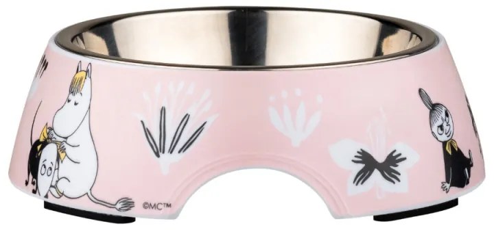 Miska pre psov Moomin Pets S, ružová