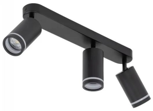 Bodové svietidlo JET 3xGU10/10W/230V čierna