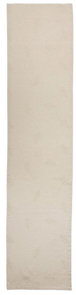 Žakárový behúň na stôl, krémový