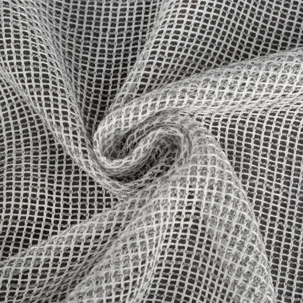 ZÁCLONA NA PÁSKE KIM 2 140X300 CM STRIEBORNÁ