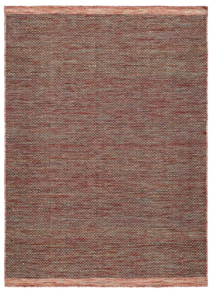 Červený vlnený koberec Universal Kiran Liso, 160 x 230 cm