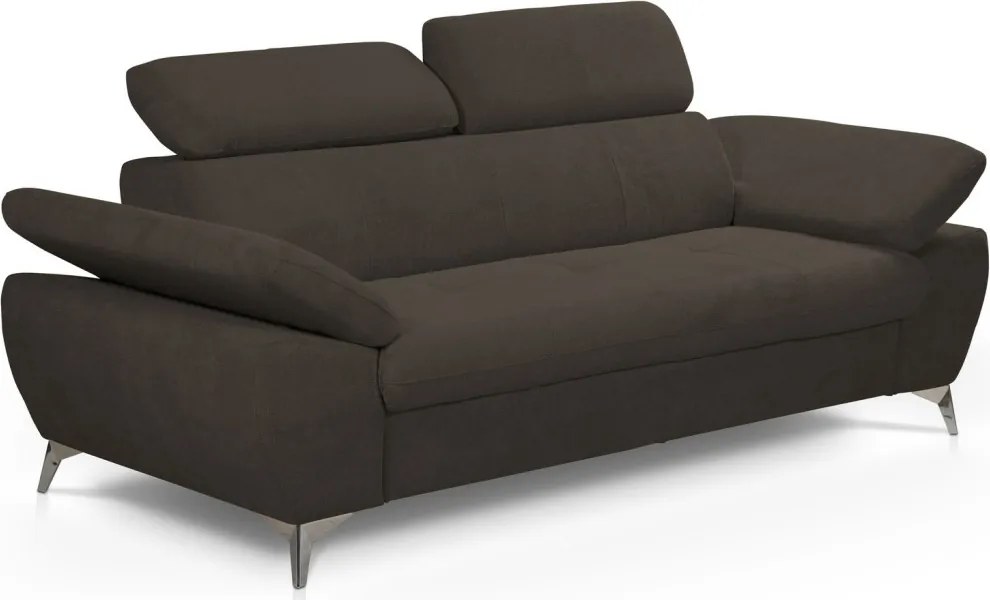 Trojsedák Gisele, tmavo hnedá espresso látka