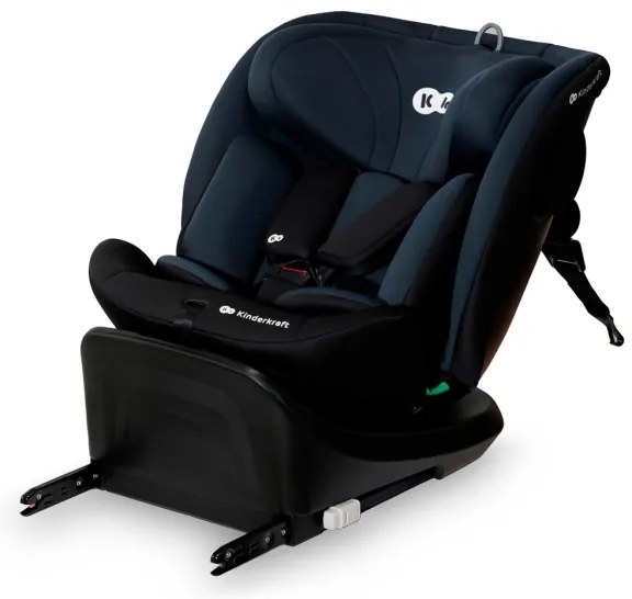 KINDERKRAFT Autosedačka I-GROW i-Size 40-150 cm čierna