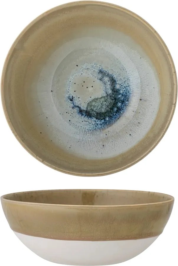 Zelená miska z kameniny 500 ml Heather – Bloomingville