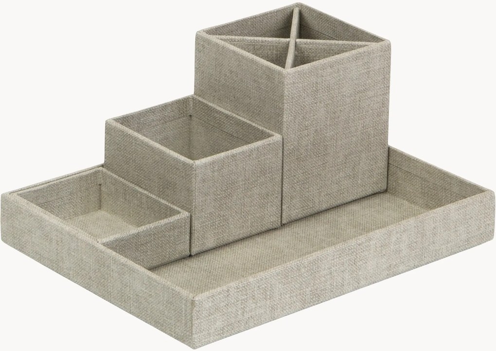 Súprava organizérov na písací stôl Lena, 4 ks