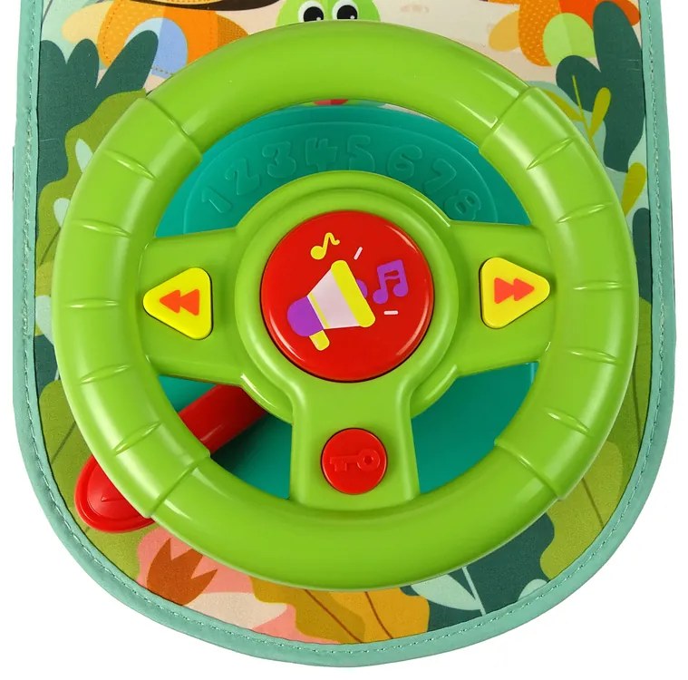 LEAN TOYS Interaktívny detský volant do auta