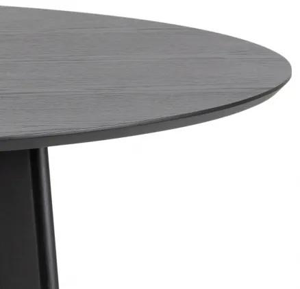 ROXBY ROUND 140 jedálenský stôl Čierny dub