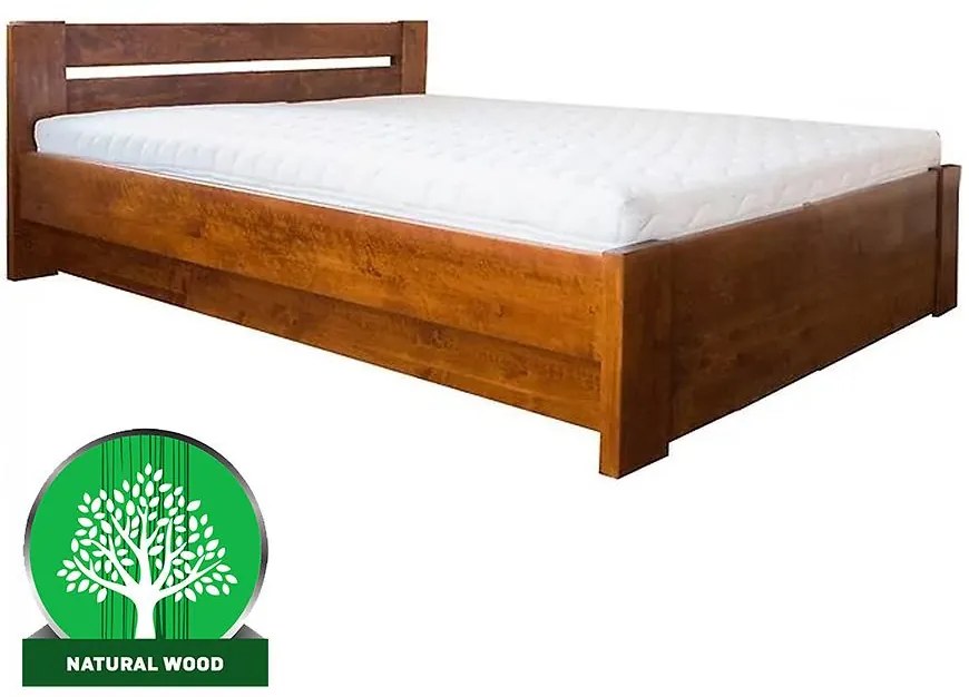 Posteľ drevené Lulea Plus 90x200 Jelša