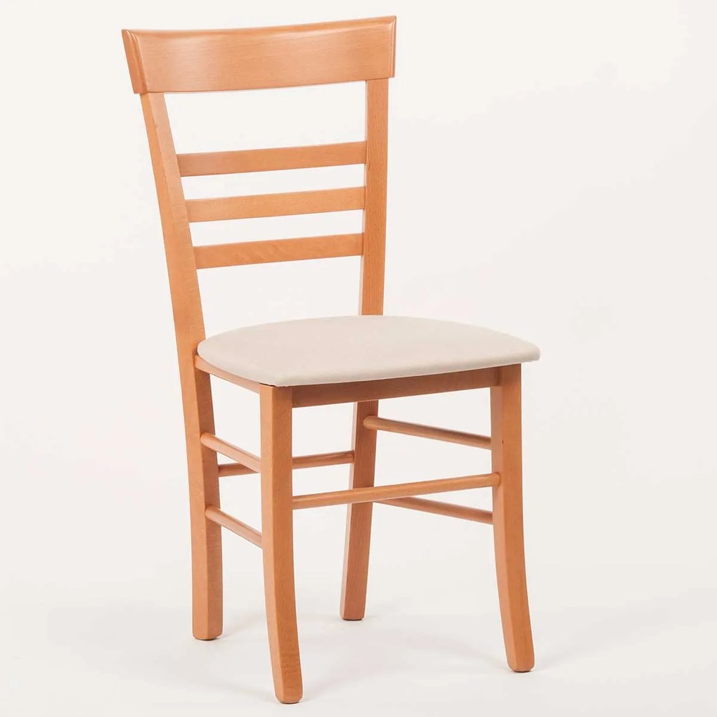 Stima Stolička SIENA s čalúneným sedákom Vyberte odtieň ->: Tmavo hnedá, Vyberte látku ->: LUX Terracotta 10