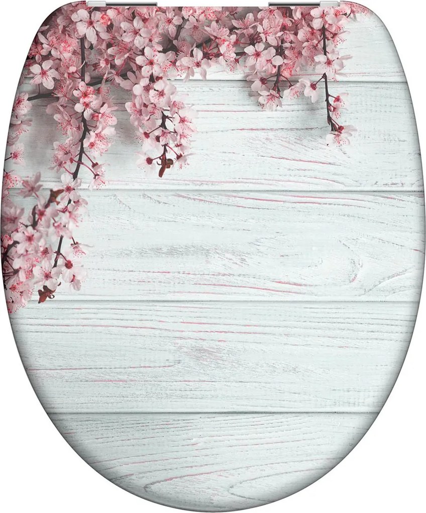 Eisl Sanitär WC sedadlo Duroplast Soft Close Flowers and Wood 82197