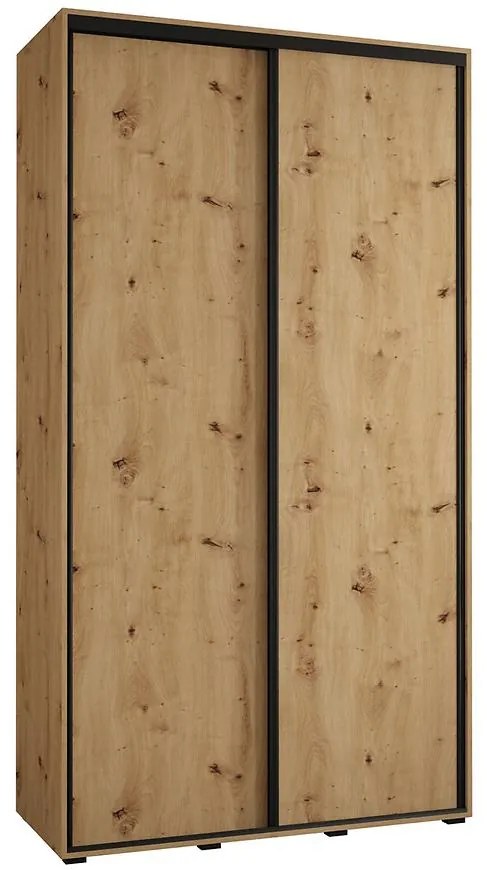 Skriňa 45 Canaris 1 140 artisan/čierna