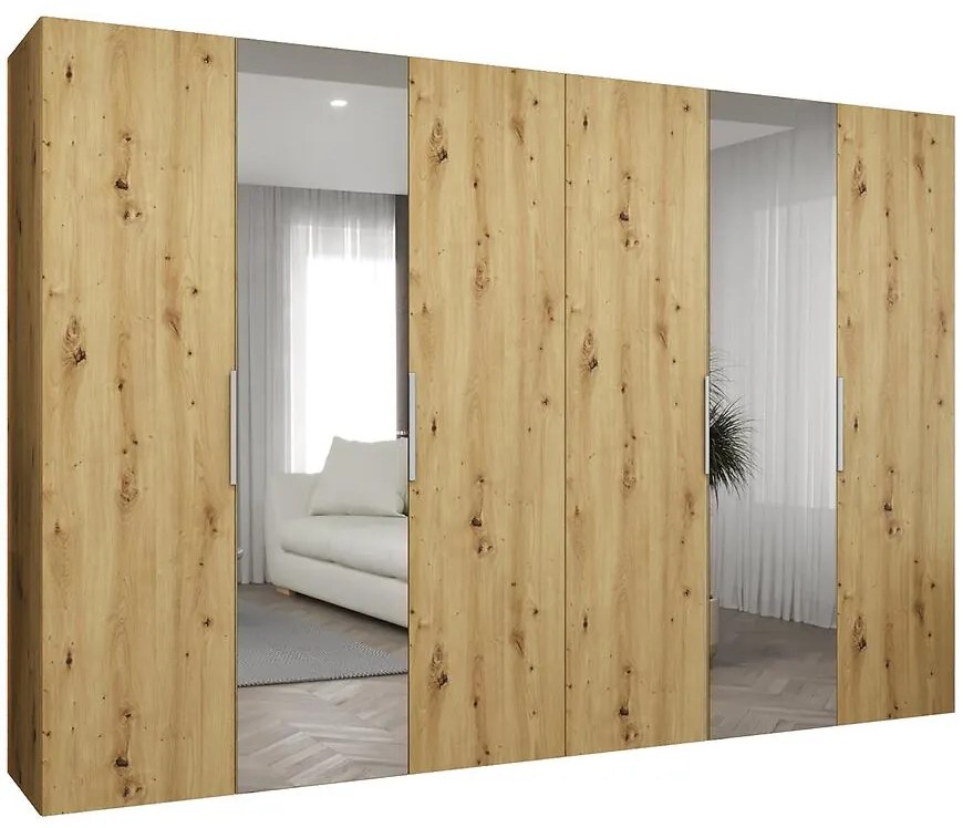 Skriňa Marbella II 300 artisan strieborný