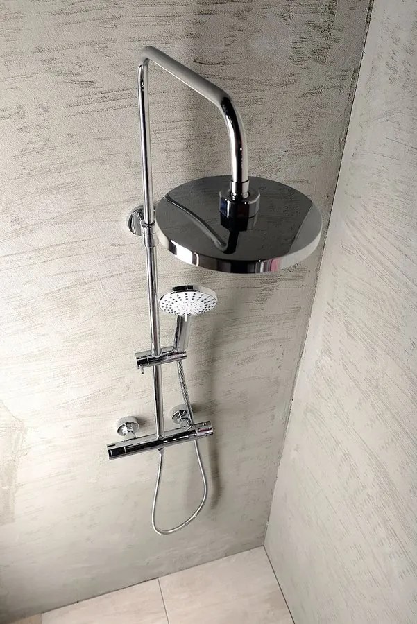Aqualine LIGA sprchový stĺp s termostatickou batériou, chróm SL533