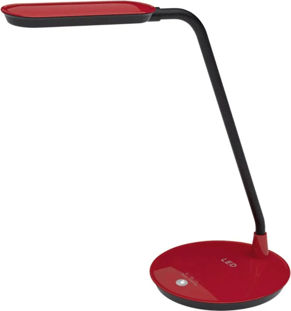 Dotyková LED stolná lampa K-BL1208 Solo červená