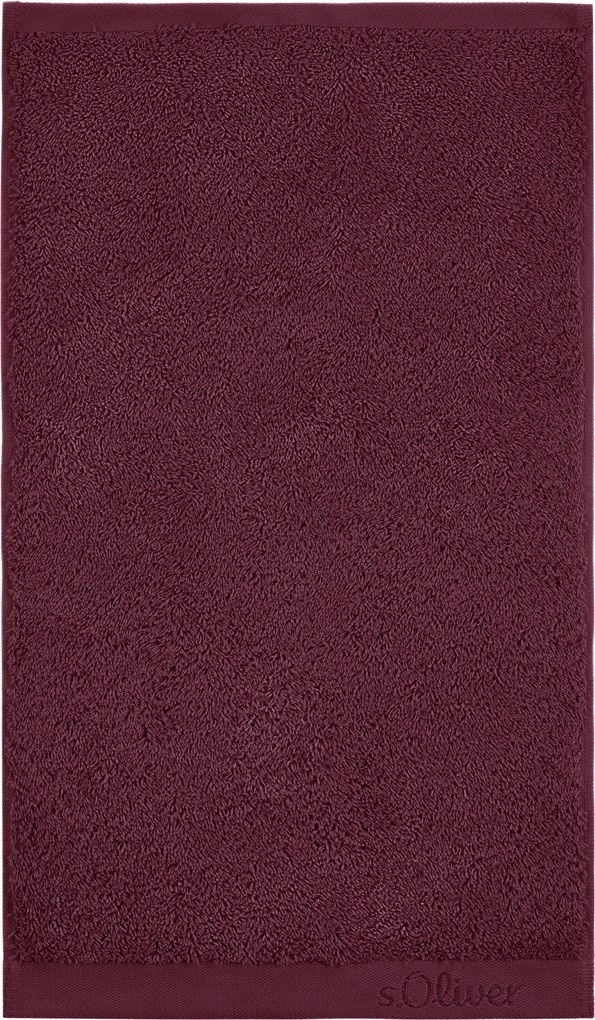 XXXLutz UTERÁK PRE HOSTÍ, 30/50 cm, vínovočervená S. Oliver - Kúpeľňový textil - 003252011206